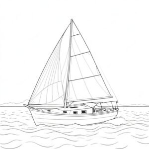 Serene Sailboat