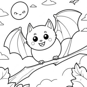 Solo Bat Flying