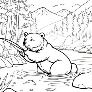 Solo Bear Fishing