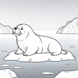 Solo Walrus Resting
