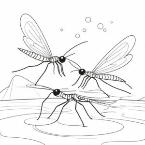 Water Strider’s Surface Dance