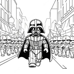 Baby Darth Vader At The Galactic Parade
