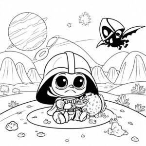 Baby Darth Vader’s Space Picnic