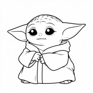 Baby Yoda’s Curious Glance