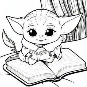 Baby Yoda’s Quiet Reading