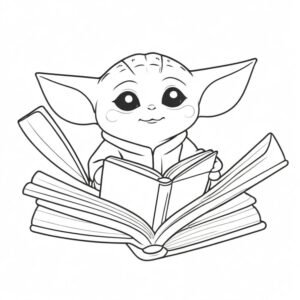 Baby Yoda’s Quiet Reading