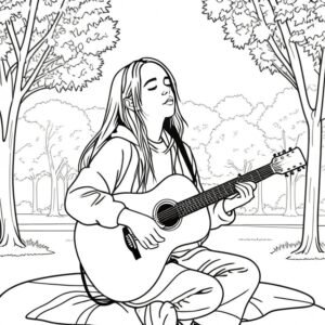 Billie’s Acoustic Set In A Park