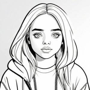 Billie’s Cartoon Portrait