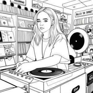 Billie’s Vintage Record Shopping